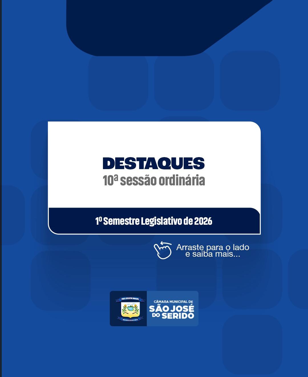 10º Sessão Ordinária