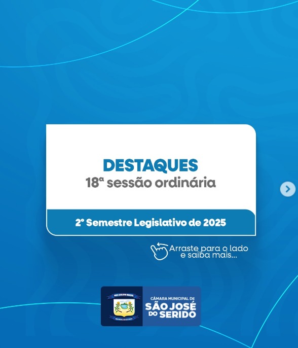 18ª Sessão Ordinária