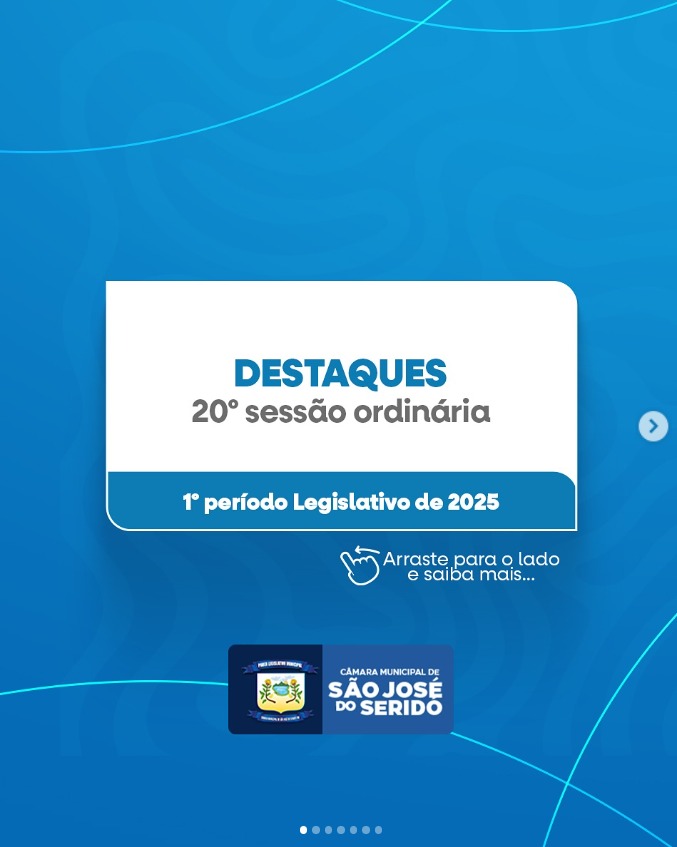 20ª Sessão Ordinária