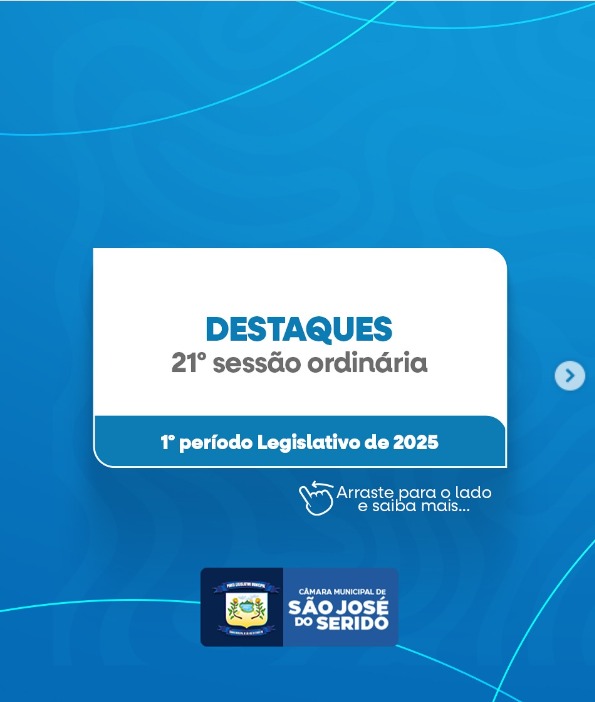 21ª Sessão Ordinária