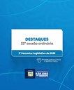 22ª Sessão Ordinária