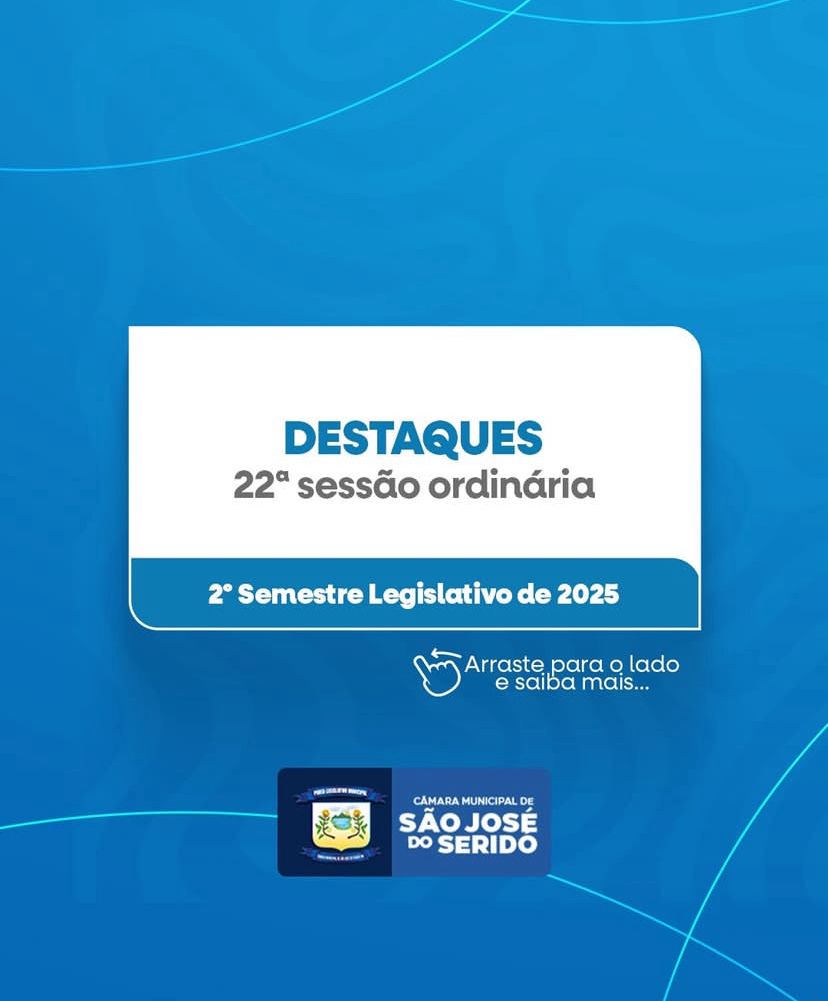 22ª Sessão Ordinária