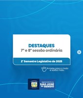 7ª e 8ª Sessão Ordinária