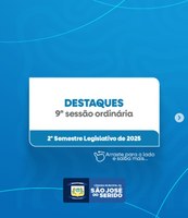 9ª Sessão Ordinária