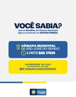 Acompanhe as Sessões Ordinárias 