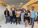 homenagem ao mais novo funcionário aposentado do município.
